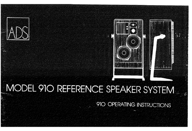 ADS 910 User manual