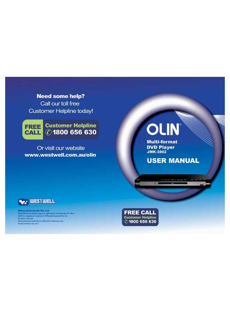 Olin JMK-3802 User manual