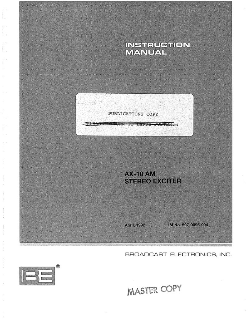 BE AX-10 AM User manual