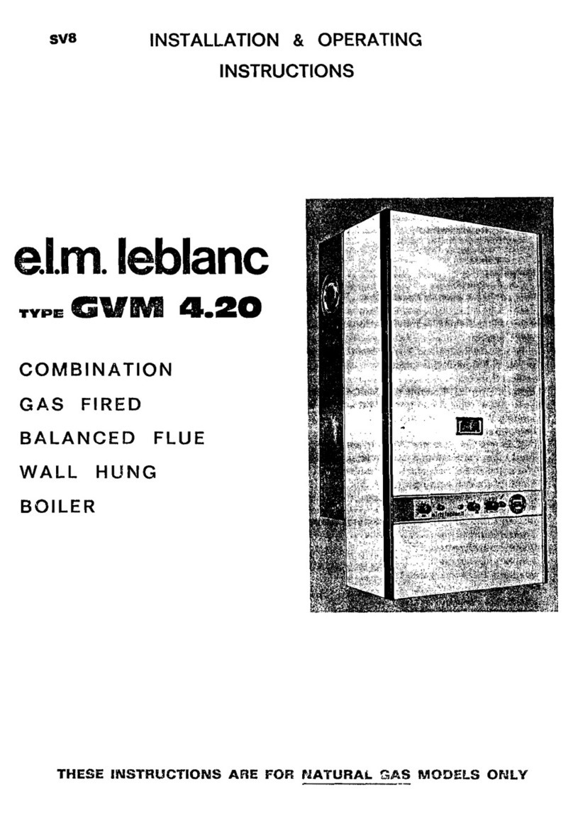 E.L.M. Leblanc GVM 4.20 Installation & operating instructions E.L.M. Leblanc GVM 4.20 Installation & operating instructions