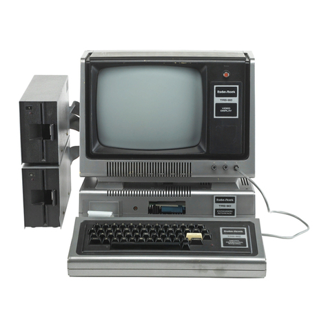 Radio Shack TRS-80 Product manual