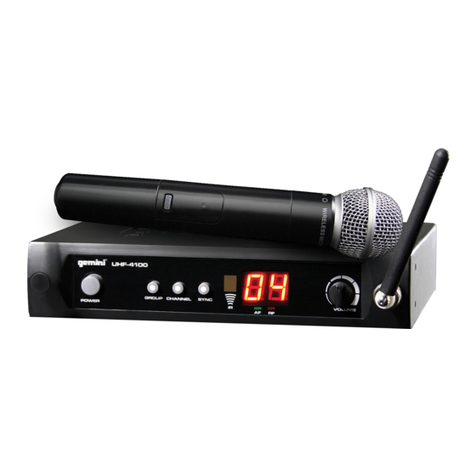 Gemini UHF-4000 series Operation manual