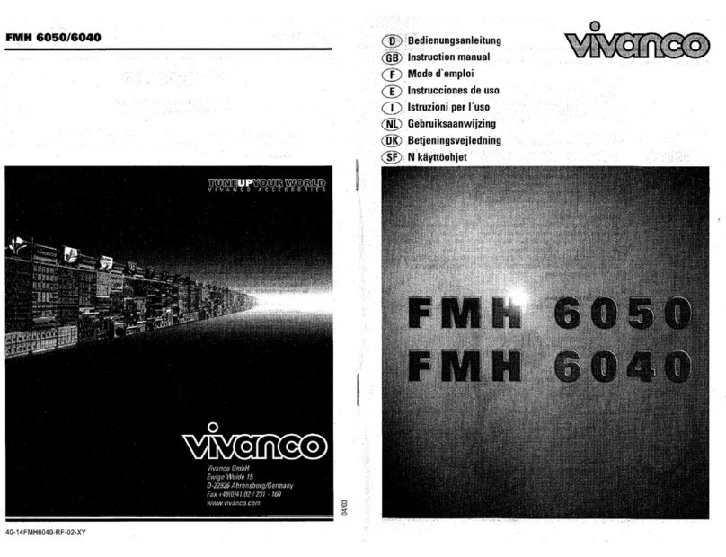 Vivanco FMH 6050 instruction manual