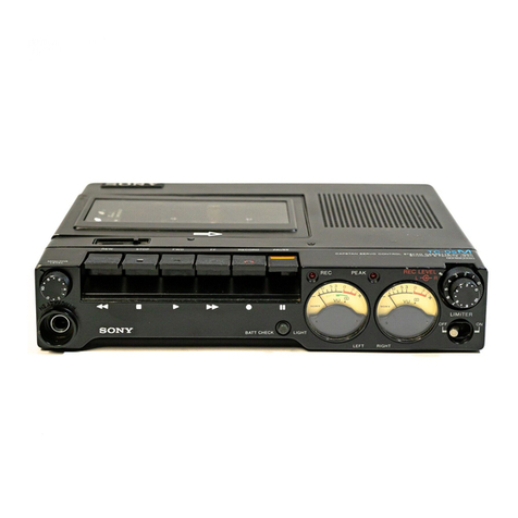 Sony TC-D5M User manual Sony TC-D5M User manual