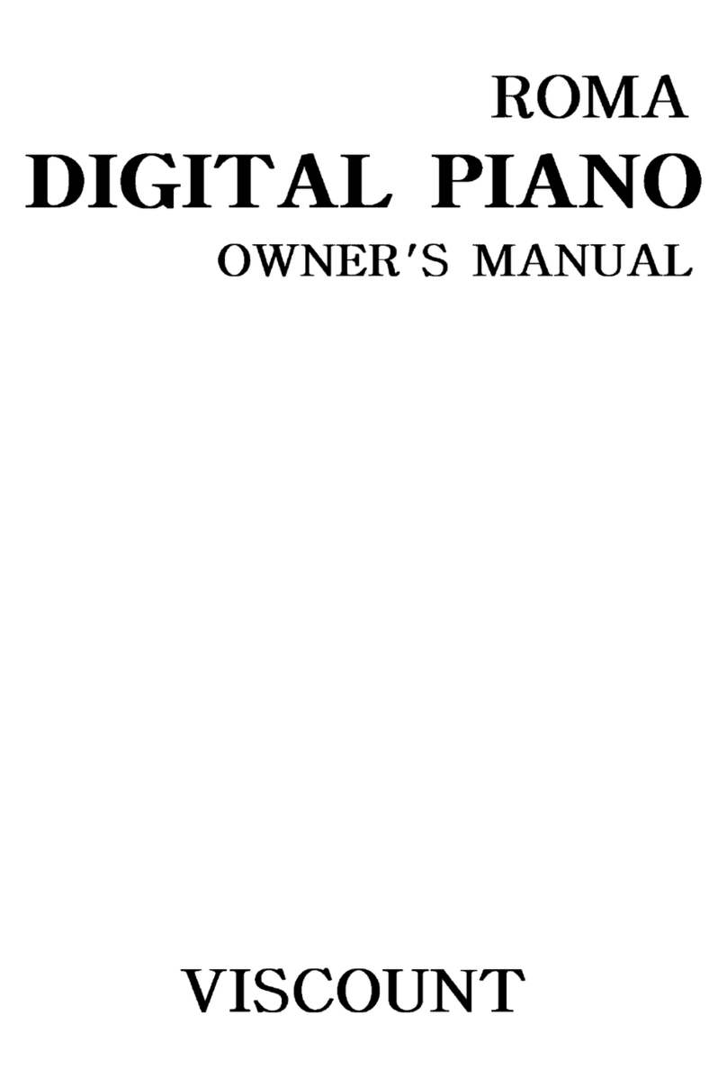 Viscount Roma User manual