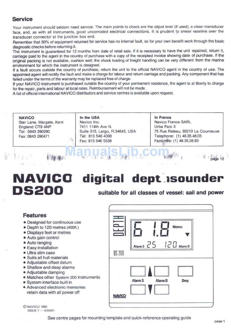 Navico DS200 Service manual