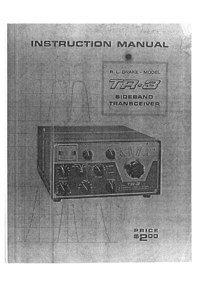R.L.DRAKE TR-3 User manual