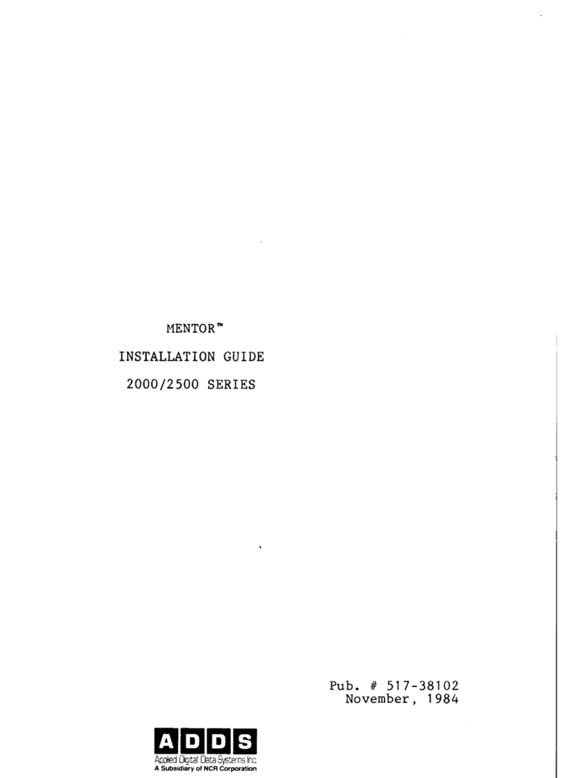 ADDS Mentor 2000 Series installation guide