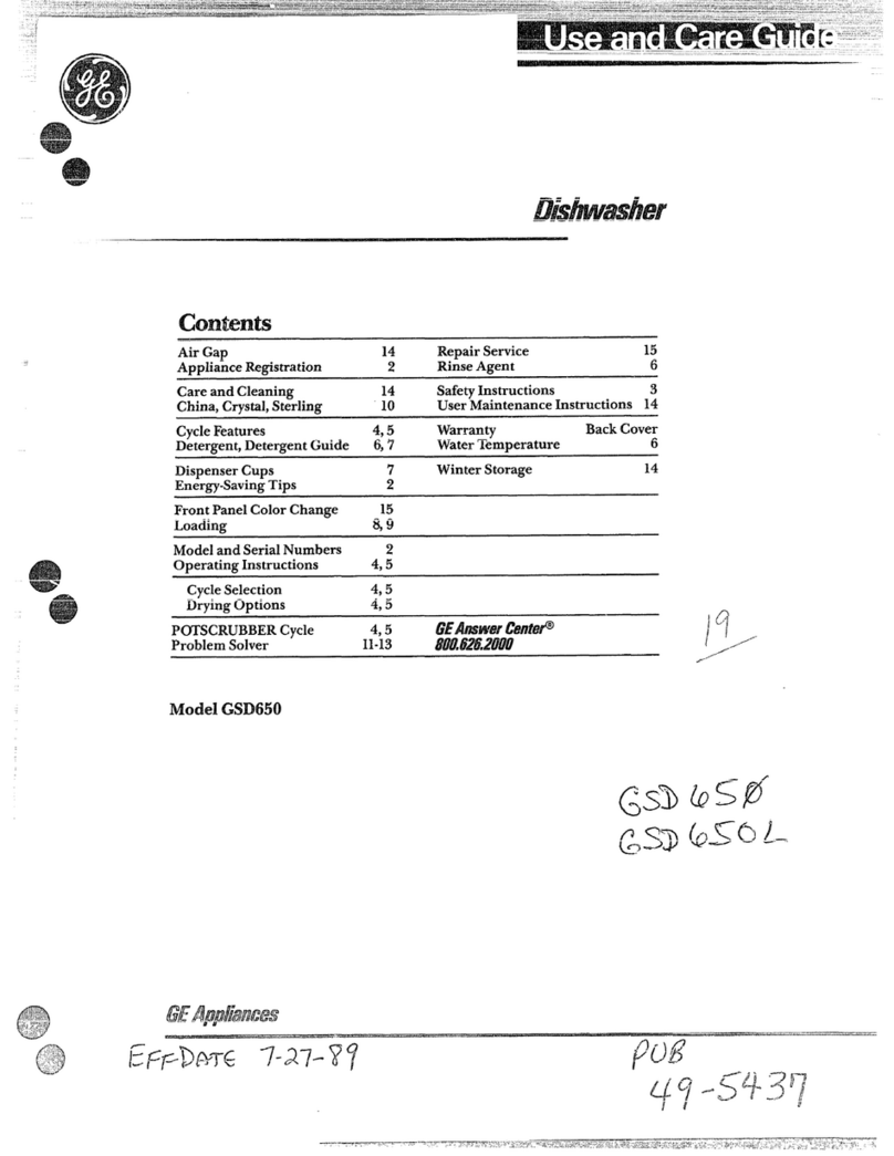 GE GSD650 Guide