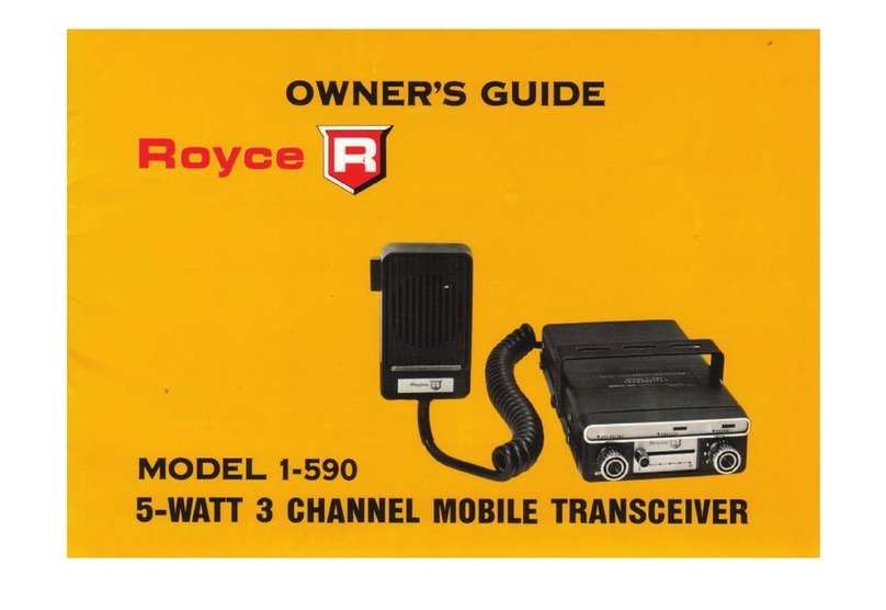 Royce 1-590 owner's guide