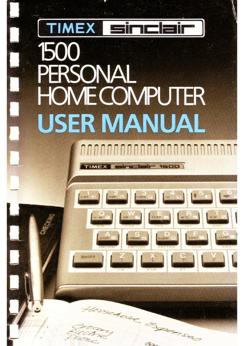 Timex Sinclair 1500 user manual