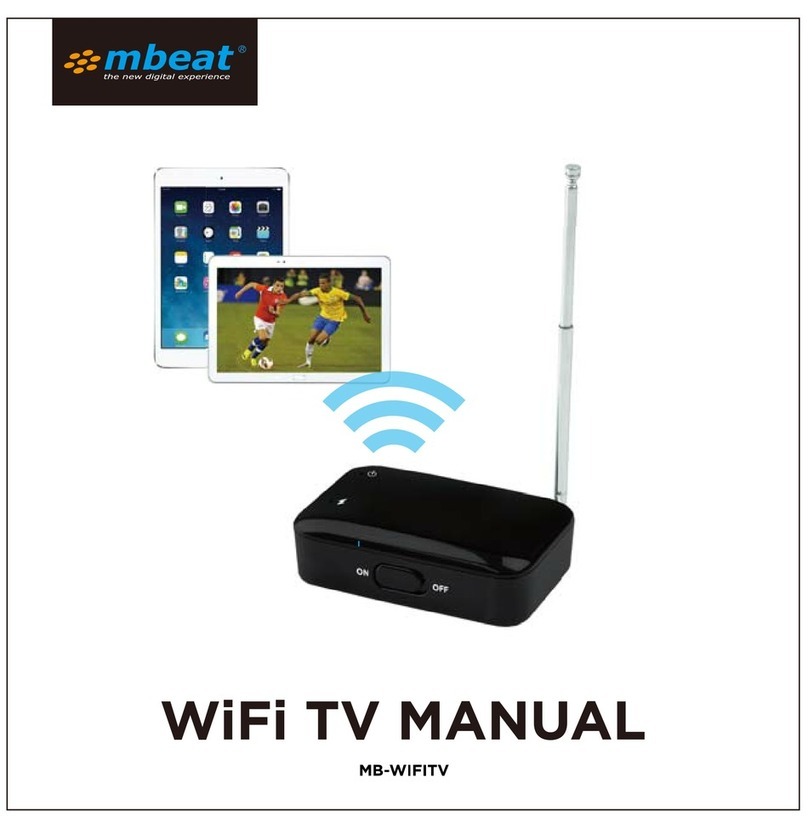 mbeat MB-WIFITV User manual