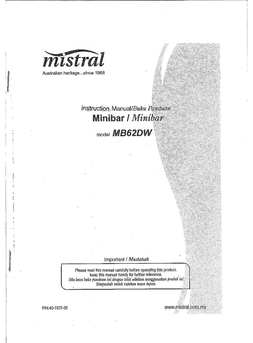 Mistral MB62DW User manual