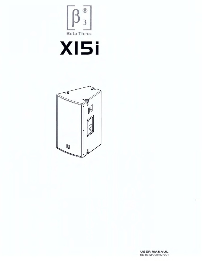 Beta Three XI5i User manual