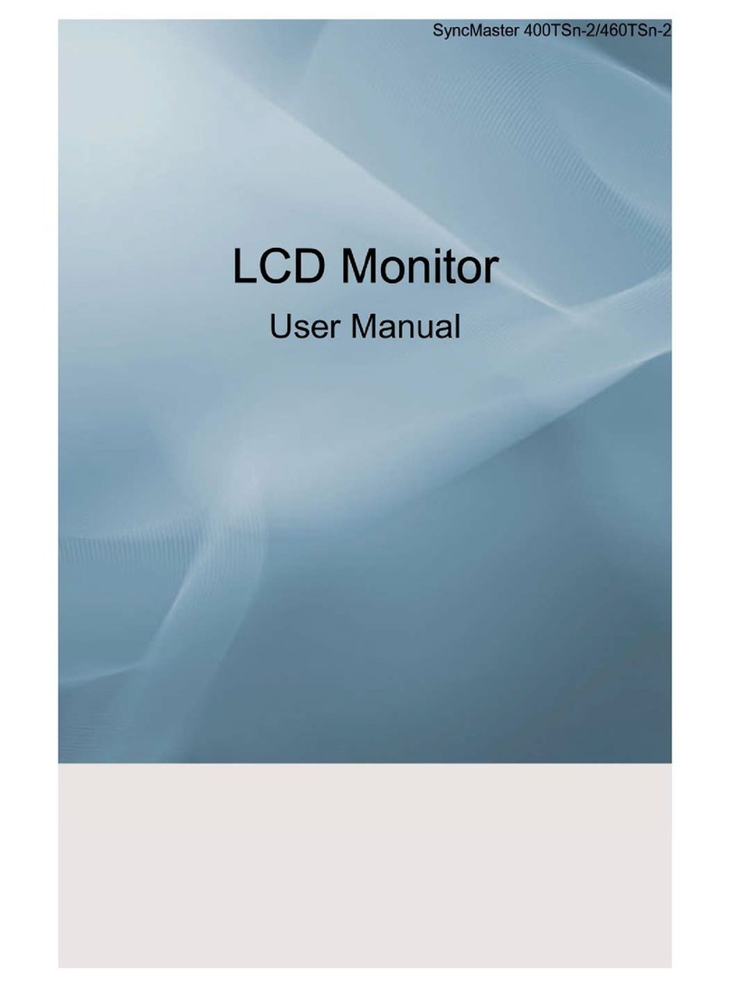 Samsung SyncMaster 400TSn-2 User manual
