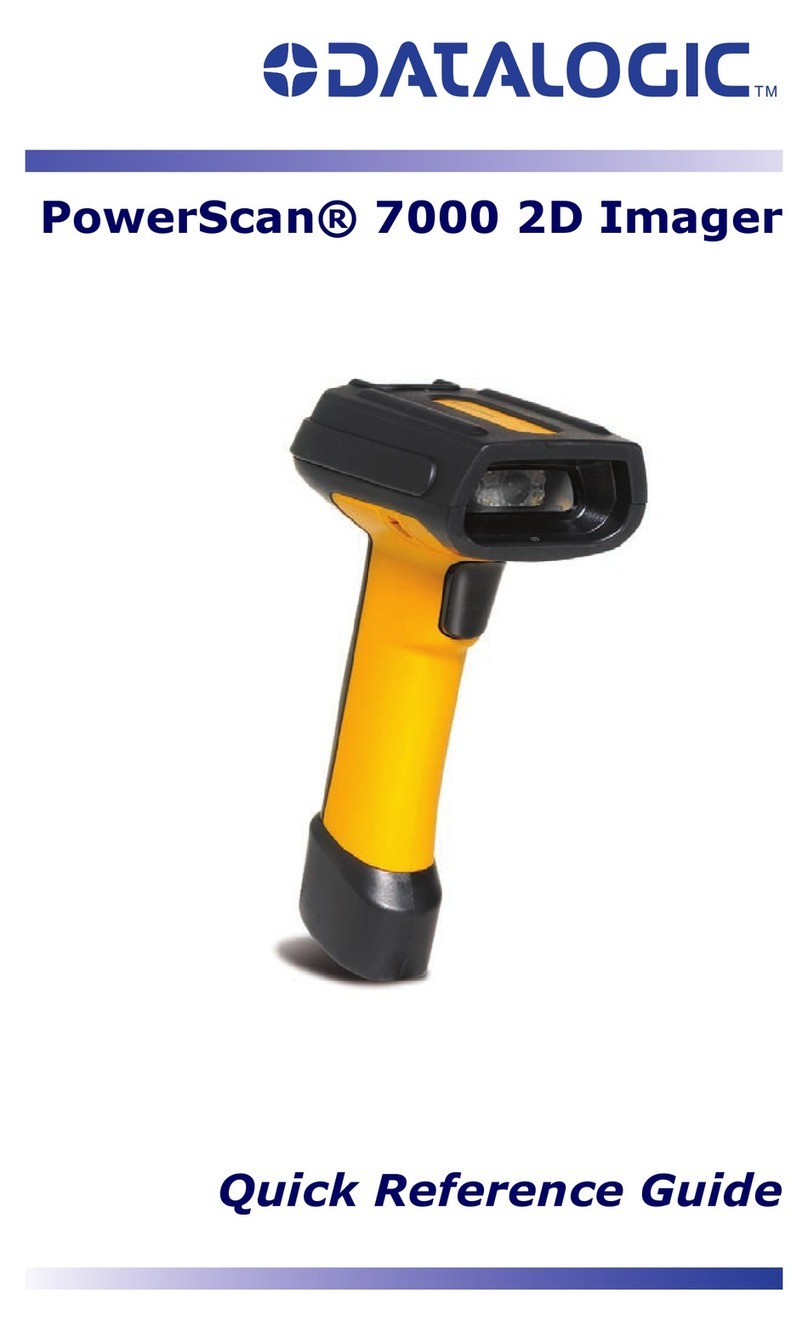 Datalogic POWERSCAN 7000 2D Imager Quick reference guide