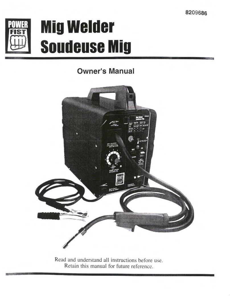 Power Fist 8209686 User manual