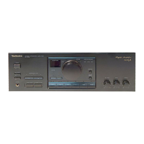 Technics SU-X502 User manual