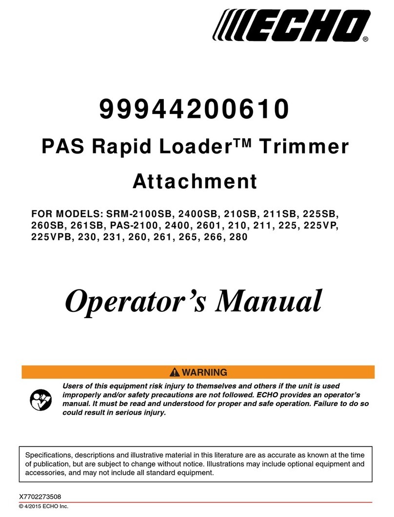 Echo Rapid Loader 99944200610 User manual