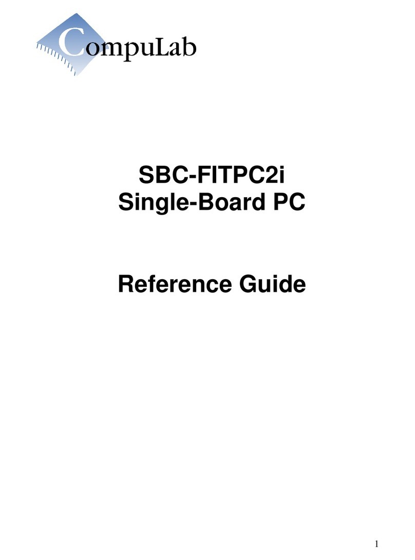 CompuLab SBC-FITPC2i User manual
