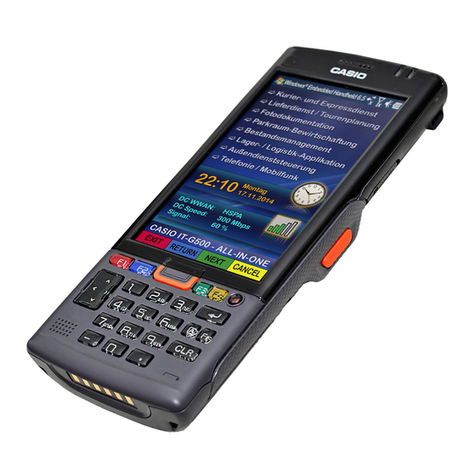 Casio IT-G500-C16E User manual