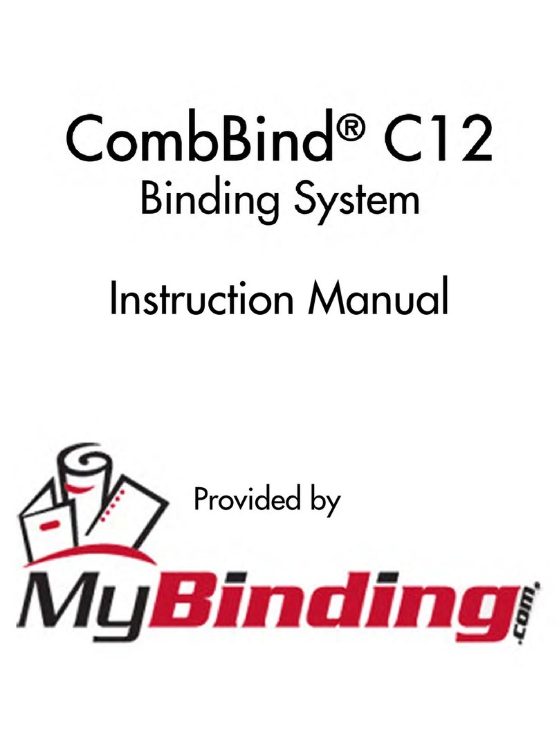 GBC CombBind C12 instruction manual