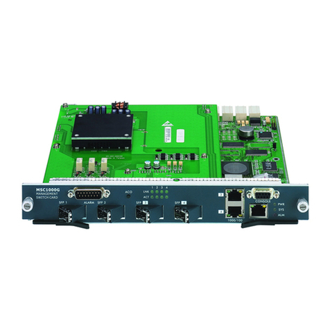 ZyXEL Communications MSC1024G Series User manual