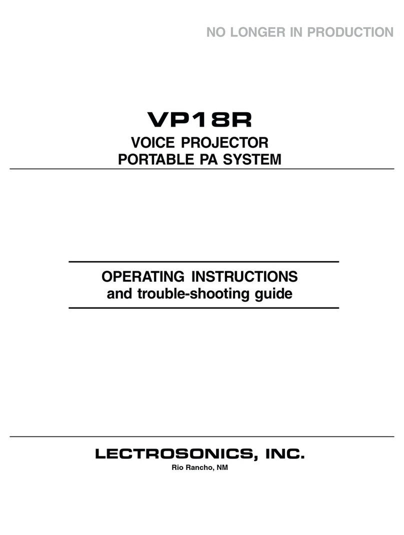 Lectrosonics VP18R User manual