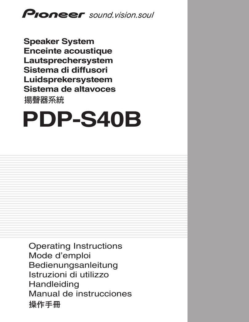 Pioneer PDP-S40B User manual