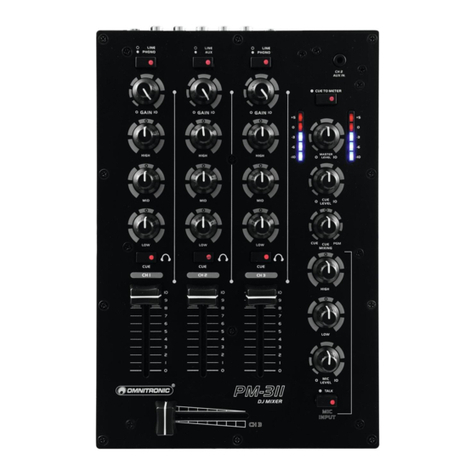 Omnitronic PM-311 User manual