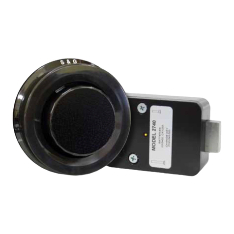 Sargent and Greenleaf 2740 User manual Sargent and Greenleaf 2740 User manual