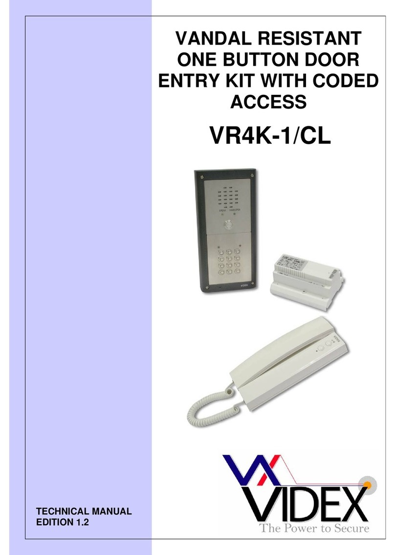 Videx VR4K-1/CL User manual