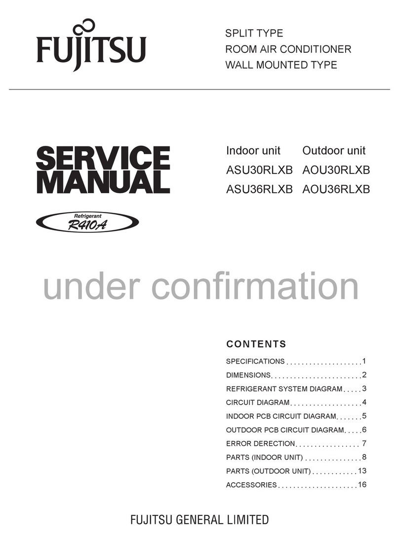Fujitsu ASU30RLXB User manual
