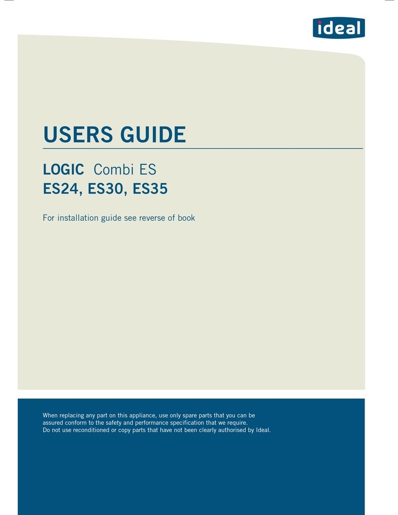 Ideal Boilers LOGIC Combi ES24 User manual