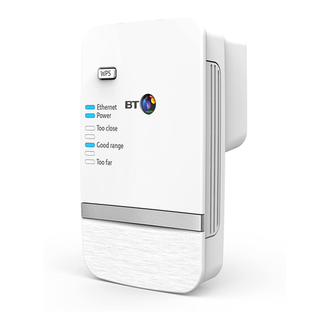 BT Wi-Fi Extender 610 User manual