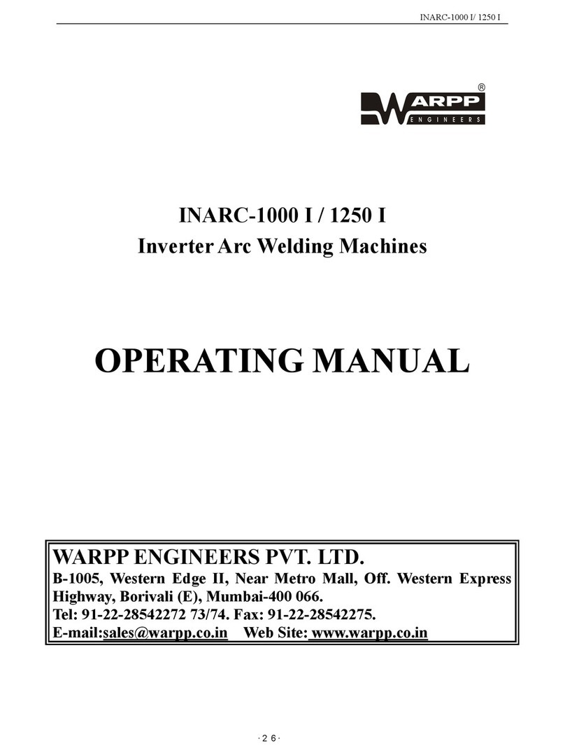 WARPP INARC-1000 I User manual
