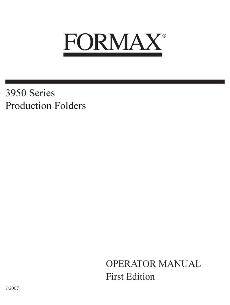 Formax 3950 Series Operator's manual
