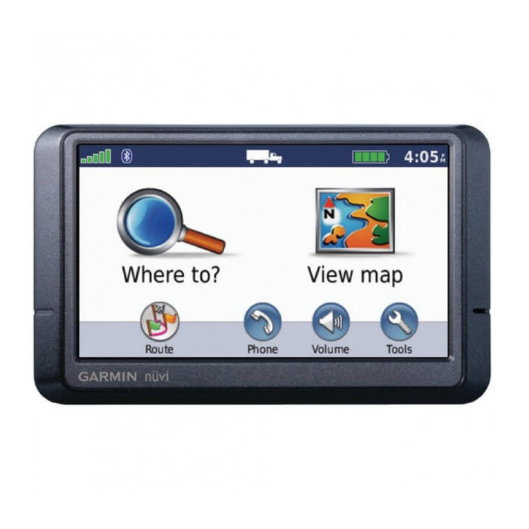 Garmin Nuvi 465 owner's manual