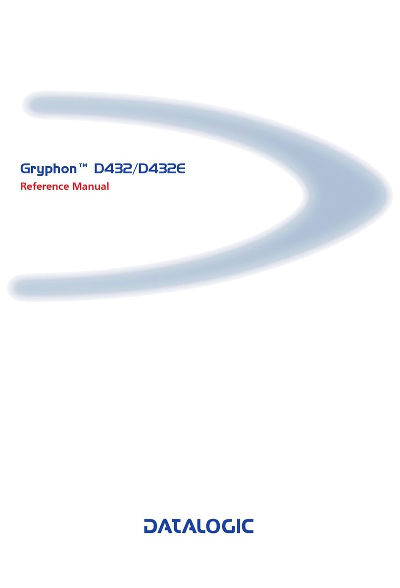 Datalogic Gryphon D432E Reference manual