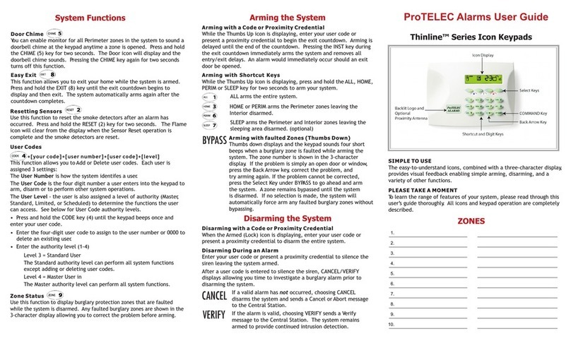 DMP Electronics Thinline 7063 User manual