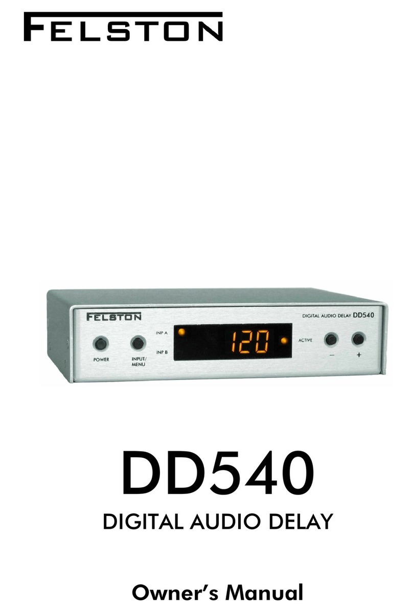 Felston DD540 owner's manual