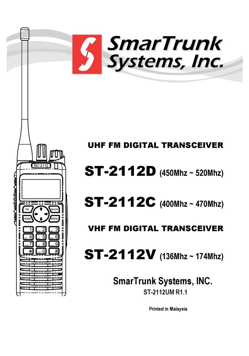 SmarTrunk Systems ST-2112D user manual