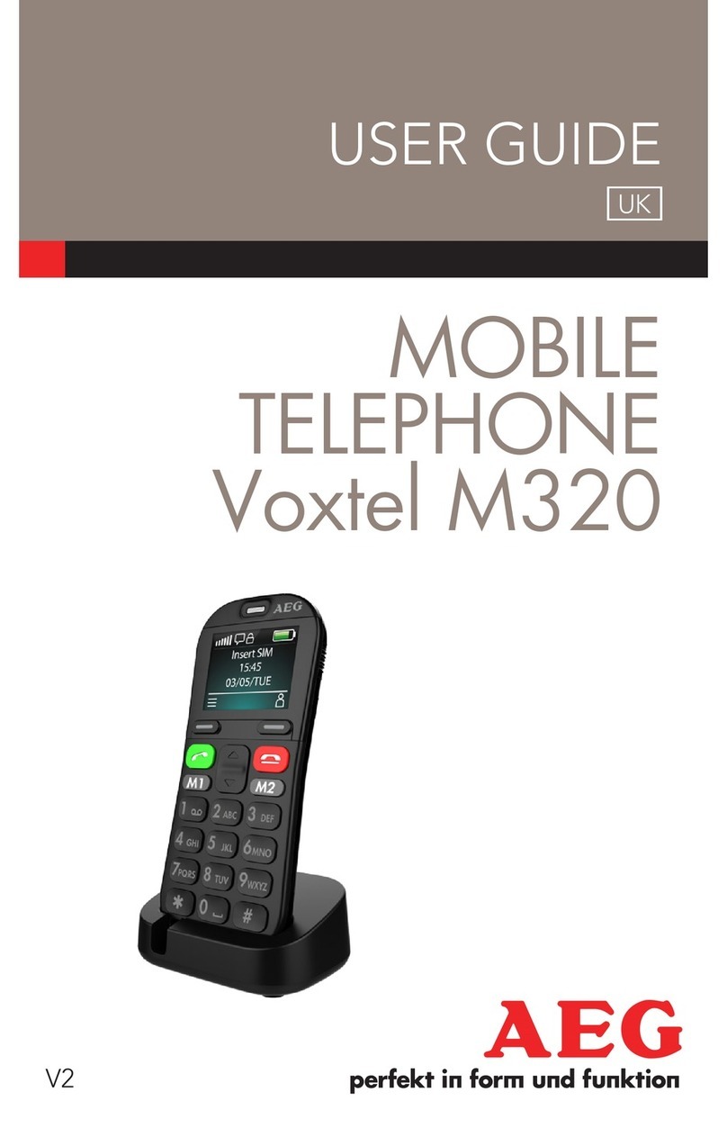 AEG Voxtel M320 User manual