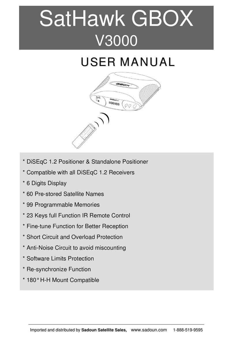 PowerTech SatHawk GBOX V3000 user manual