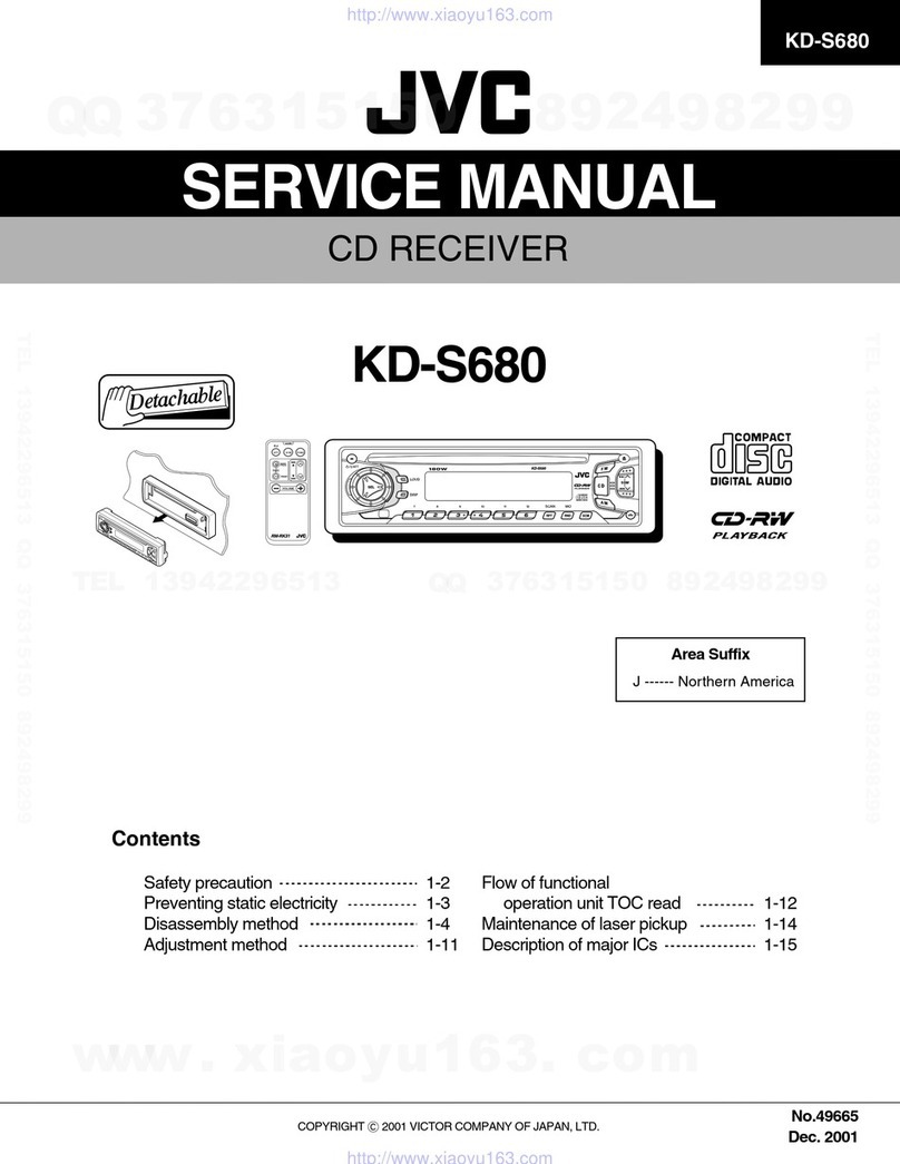 JVC KD-S680 User manual