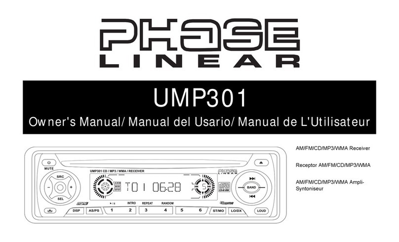 Phase Linear UMP301 User manual Phase Linear UMP301 User manual