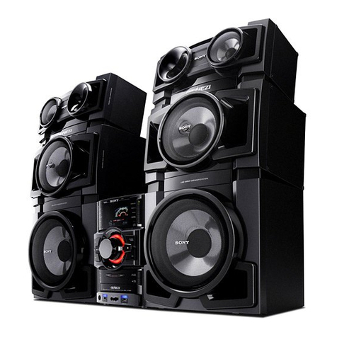Sony MHC-GTR88 User manual