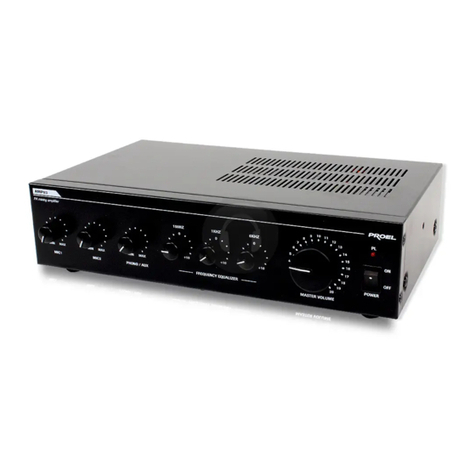 PROEL AMP03 User manual