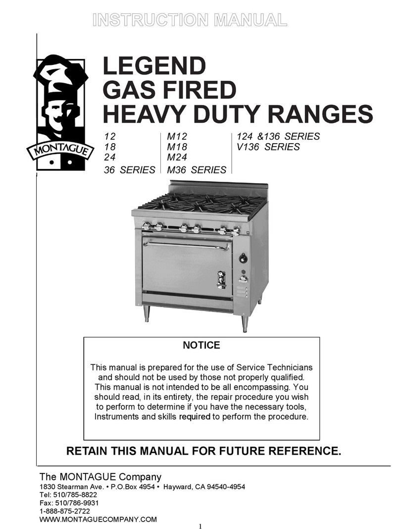 MONTAGUE Legend 12 instruction manual