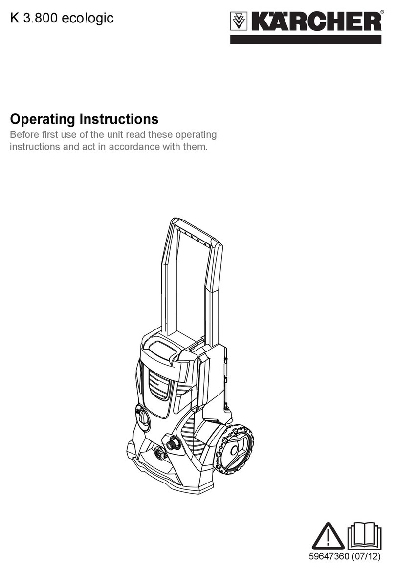 Kärcher K 3.800 eco!ogic User manual